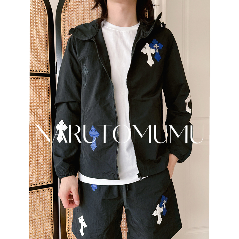 Ed Hardy Embroidered Patchwork Cross Jacket for Men 26 Summer 02