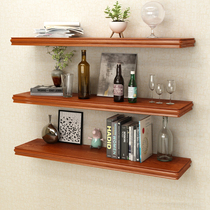 Bedroom Living Room Wall Wall-mounted Wall Lined shelf TV Wall shelving European-style lace baking lacquered American plate