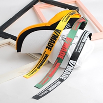 China has hip-hop hat TT with long belt red baseball cap boys and girls Street Tide brand bend along the cap