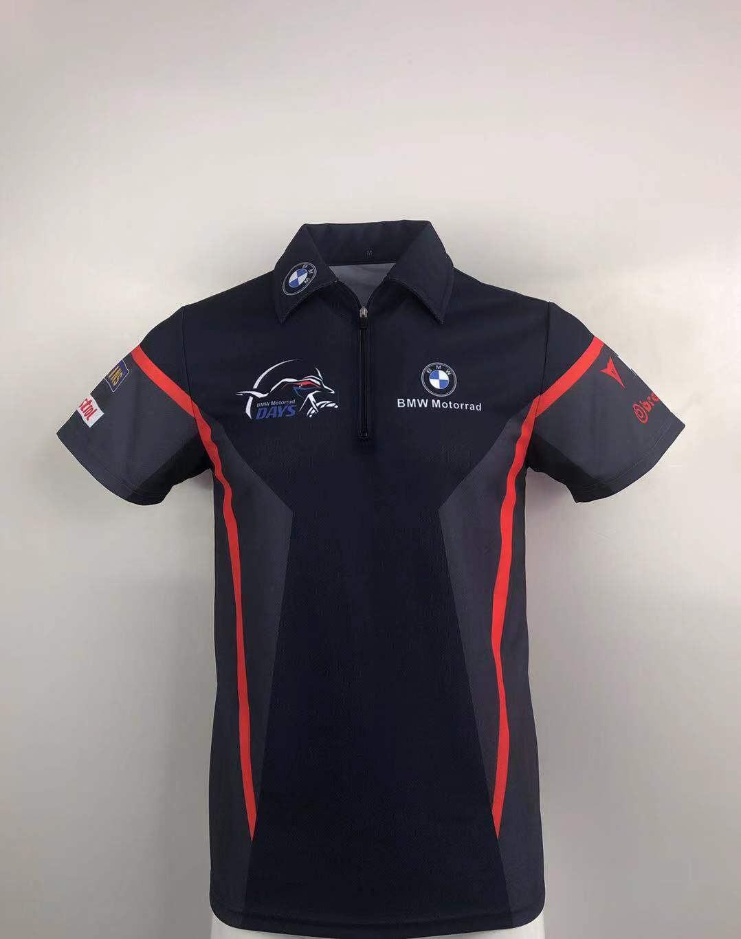 2020 Summer new rider POLO shirt upright collar short sleeve T-shirt Locomotive Ride racing suit Casual Blouse