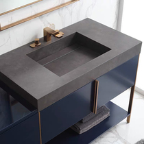 Rock Board Bath Room Cabinet Combination Modern Light Lavish Wash Basin Cabinet Nordic Marble Wash Terrace Intelligent Mirror Bathroom Cabinet