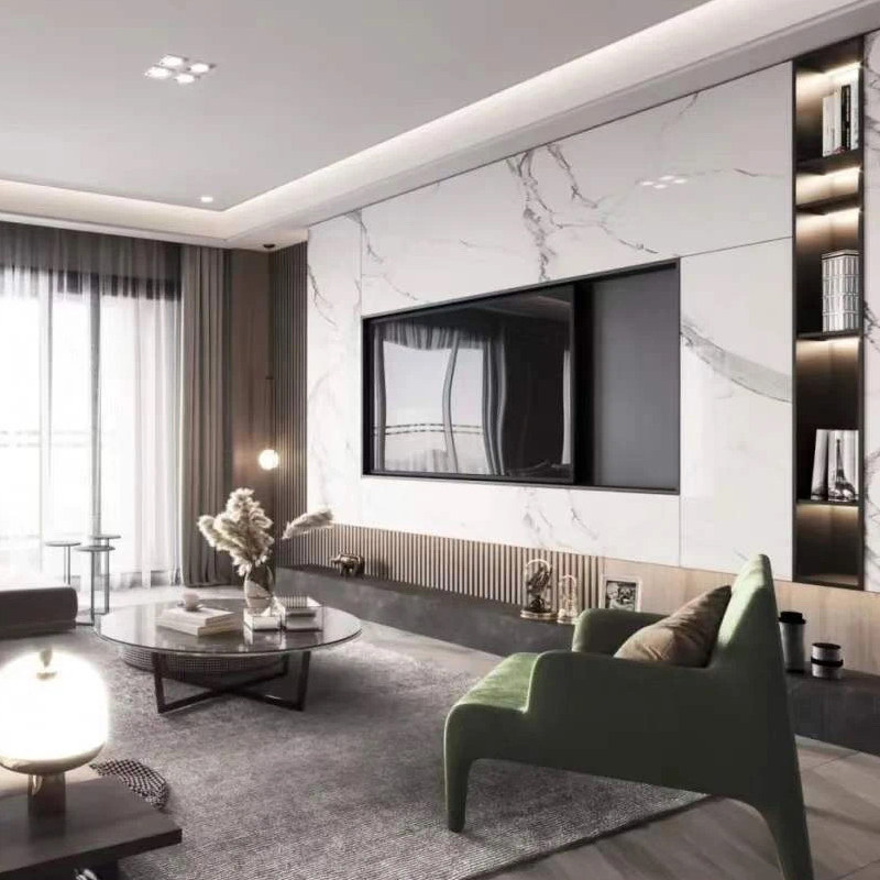 2022 New Rock Board 1600x3200 Film & TV Wall TV Sofa Background Wall Living-plate Large Board Villa Living Room