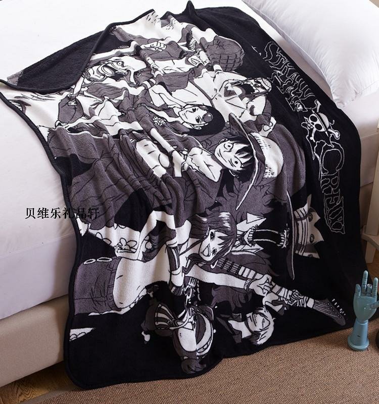 2018 máy lạnh mới gói mới One Piece chăn ga gối đệm văn phòng điều hòa không khí túi giải trí chăn long cừu