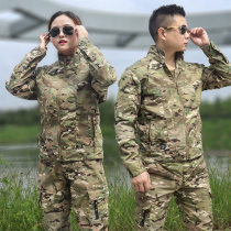 New Spring and Autumn CP Camouflage Suit Mens Genuine Special Forces Tactical Jacket Military Fan Training Uniform Mountaineering Jacket Women