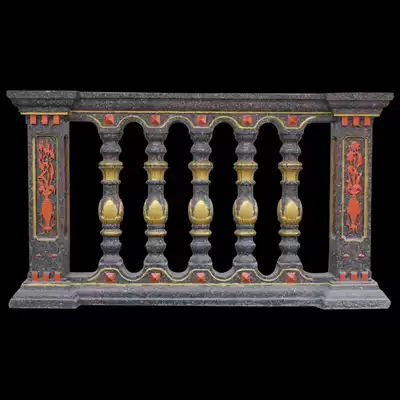 Balcony guardrail fence railing mold cast-in-place European new rural villa corridor corridor column mold factory direct sales mold