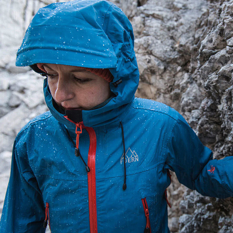 British Fjern Women's Single-Layer Jacket, Professional Lightweight Mountaineering Gear, Original Export Order