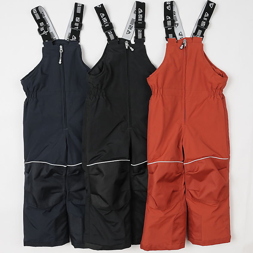 European Professional Children Ski Pants 2 Single Double Board Thickened Clip Cotton Warm Windproof Waterproof Clothing Foreign Trade Original