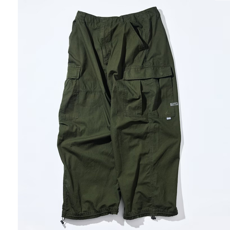 Nautica Trendy Casual Pants for Men, Solid Color Loose Wide-Leg Pants with Pocket Design, Versatile Retro Work Pants Nautica Trendy Casual Pants for Men, Solid Color Loose Wide-Leg Pants with Pocket Design, Versatile Retro Work Pants