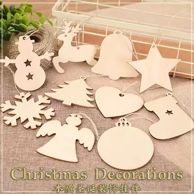 Christmas Tree pendant Store Holiday decoration supplies Window counter scene decoration Snowman five-pointed star pendant