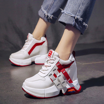 2021 Autumn New 10cm height womens shoes Joker Daddy shoes womens short small muffin casual sneakers