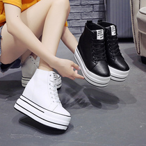 2021 Autumn New 10cm Inner height Martin boots female thick soled Joker short boots slim short boots tide