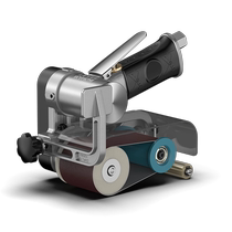 Pneumatic belt machine grinding and polishing artifact industrial grade mini grinder polishing machine polishing stainless steel wire drawing machine