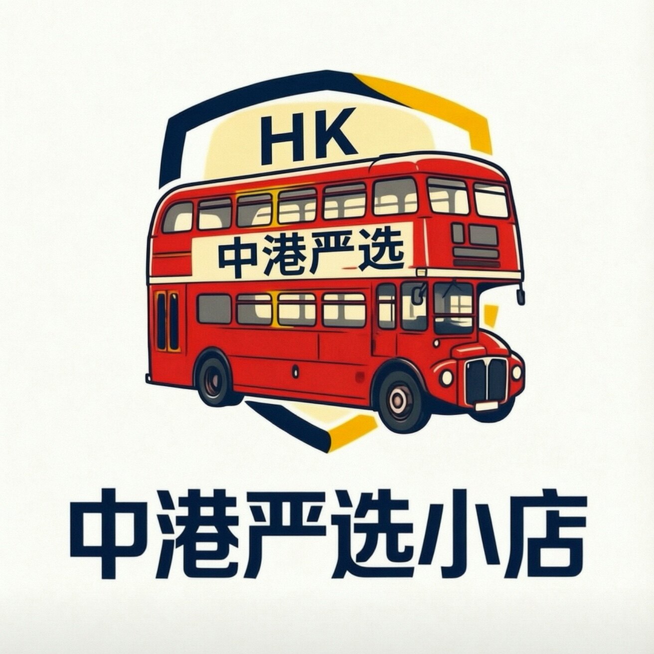 中港严选小店的LOGO