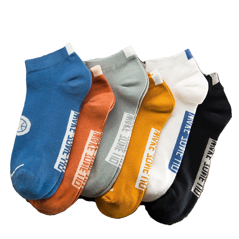 Socks Short Socks Invisible Socks Slim pure cotton Summer deodorant shallow mouth Sweat Men Ins Breathable Non-slip Spring Summer Invisible
