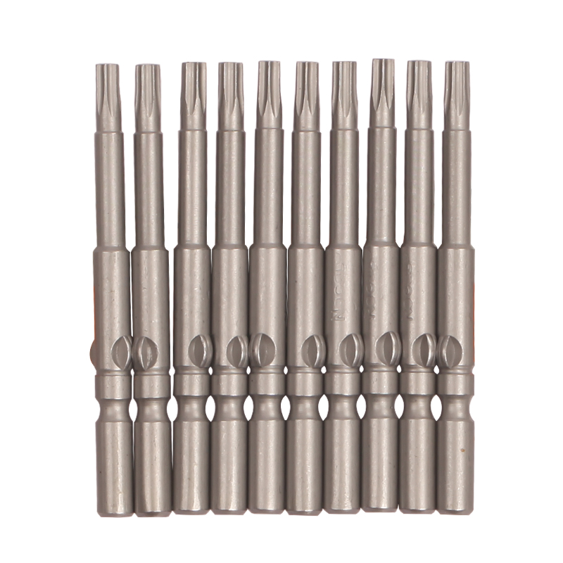 Nigaflower type electric screwdriver head electric batch nozzle 6mm round handle with hole star screwdriver screwdriver screw driver 10 support T5T10