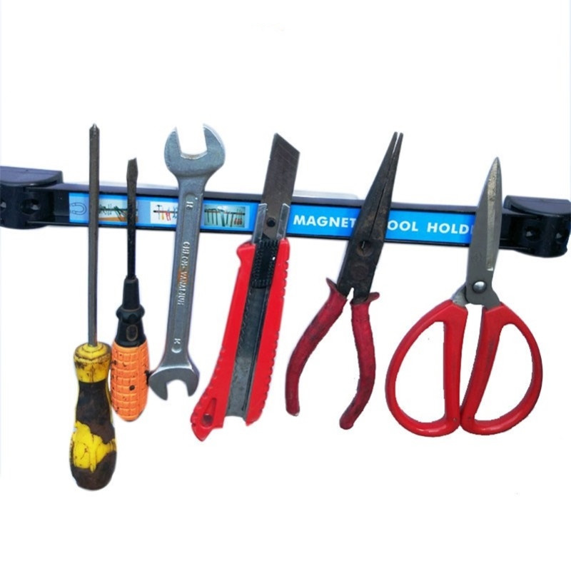 Strong magnetic auto repair magnet bar storage bar magnet Magnetic tool rack bag Strong magnetic iron stone magnet finishing artifact