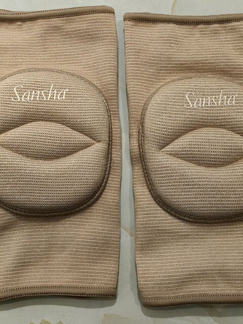 Sansha France Sansha Ballet Dance Yoga Practice Knee Pads for Adults and Children, Thickened Sports Dance Knee Pads