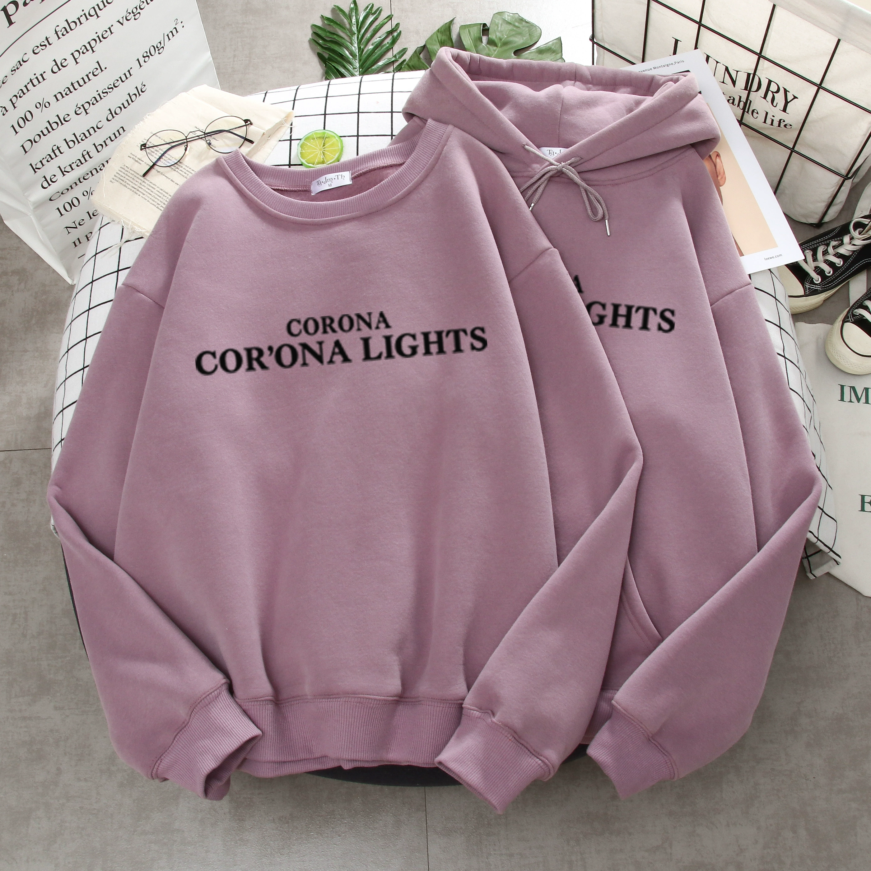 2021 new plus size của phụ nữ béo mm mỏng áo len nữ mỏng mùa thu và đông thời trang hàn quốc cộng với áo khoác nhung dày - Áo len