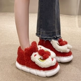 Тапочки, зимняя милая обувь, удерживающие тепло высокие сапоги на платформе
