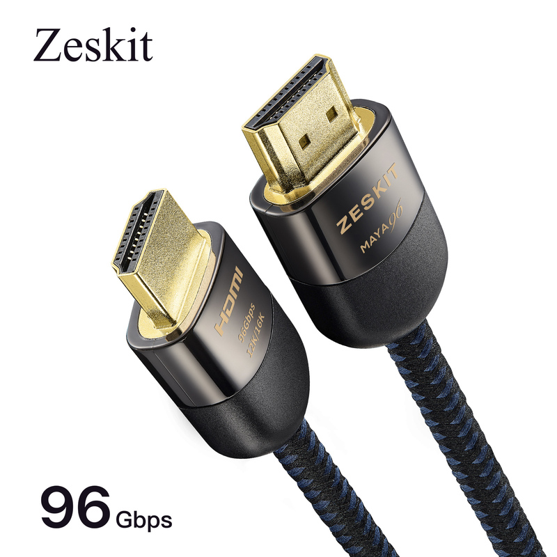 Zeskit Hdmi2.2 Cable 96Gbps 16K8K240Hz Cl3 Certified Integrated Interface