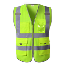 Hangable walkie-talkie high quality reflective vest construction safety vest traffic reflective clothing car use at night