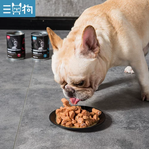 Две штуки сократили 10 юаней/фа -собачья консервированная консервированная бибимбап 375 г*6 банка курицы из говядины куриные куриные закуски с закуски