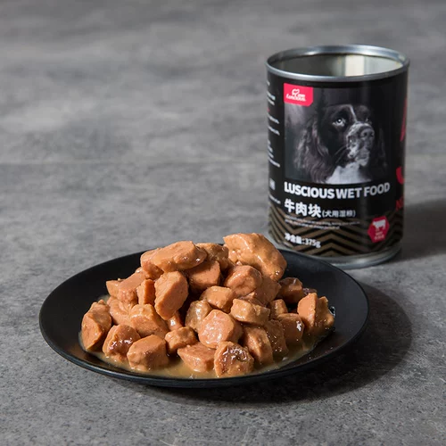 Две штуки сократили 10 юаней/фа -собачья консервированная консервированная бибимбап 375 г*6 банка курицы из говядины куриные куриные закуски с закуски