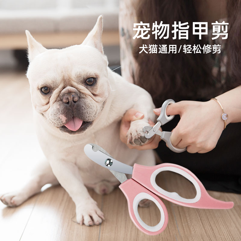 French fighting special dog nail clippers nail clipper knife nail clipper artifact small dog cat grinder pet supplies
