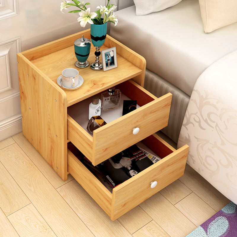 Simple Bed Head Cabinet Bedroom Bedside Small Placement Cabinet Assembly Economy Type Containing Cabinet Dorm Storage Small Cabinet