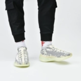 Off Yeezy Whatef Coconut 380 инопланетные серо -белые летние летни