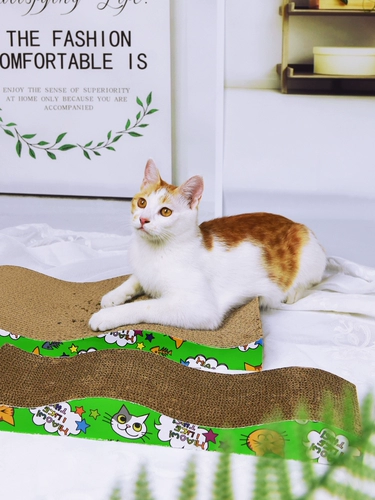 Гофрированная бумажная кошачья гнездо кошка охваченная кошка для кошачьи кошки шлифовальные когти припасы