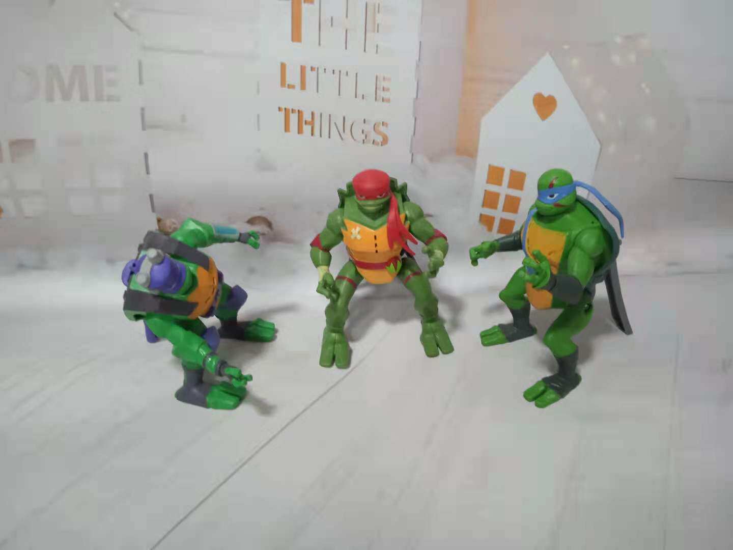 US Genuine Tmnt Ninja Tortoise Rise Electronic Occurrence of Push-to-Talk Puppet Model Toy Boy