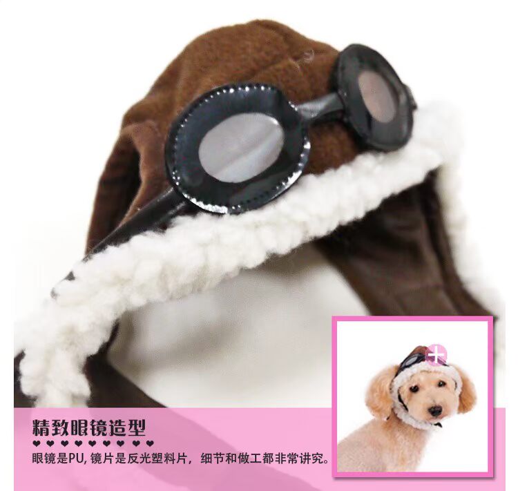 DOGO Metropolitan Dog Pilot Cap Mở Ear Dog Dog Hat Pet Quần áo Phụ kiện VIP Cap Mới 2 Ha Size - Quần áo & phụ kiện thú cưng quần áo cho chó mèo giá rẻ