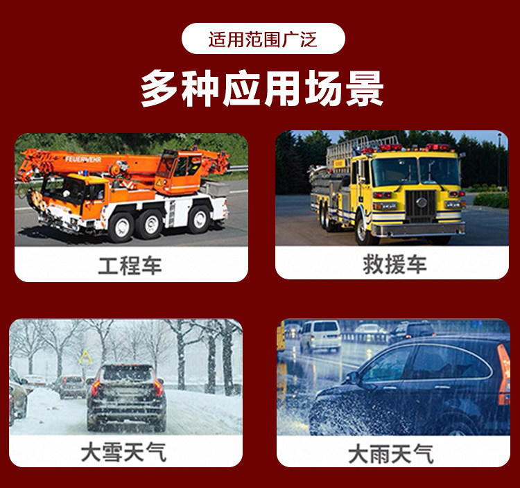 строб 汽车爆闪灯强光款超强爆闪灯长条灯红蓝强磁警示杠灯长条射灯24v Road work