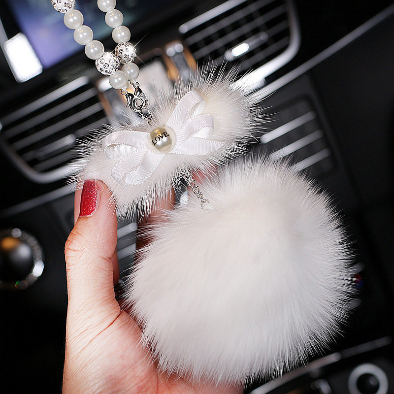 Car pendants plush plush interior hanging ornaments car jewelry ornaments safe men and women car ornaments pendant