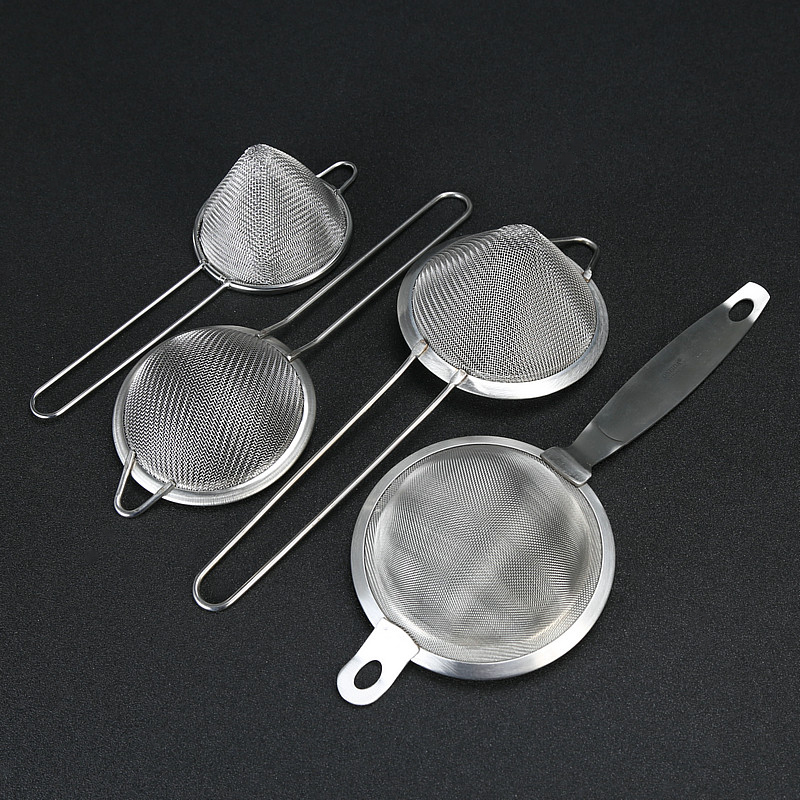 304 high-quality stainless steel triangular filter filter mesh leakage outlet bartender special cocktail filter