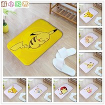 Cute Pikachu entrance carpet mat Office floor mat Entrance mat Bedroom bed blanket Childrens room floor mat mat