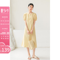 Fascia Retro Accordion Pleats Dress Woman Summer New Design Sense Cashews Waistcoat Foam Cuff style Temperament Long Skirt