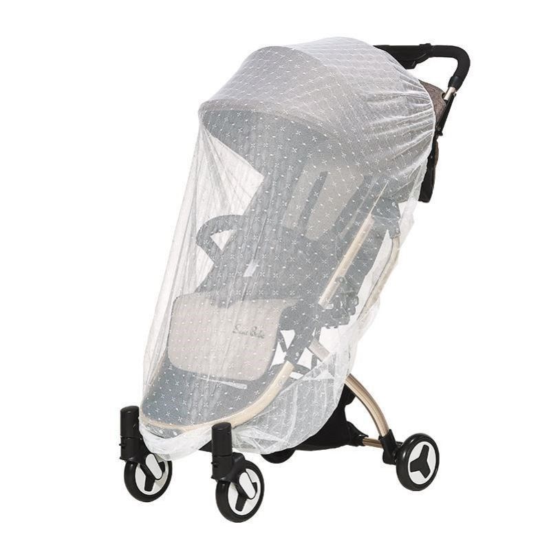 Baby carriage mosquito net full cover universal baby mosquito cover baby carriage trolley trolley children's anti-yarn pattern