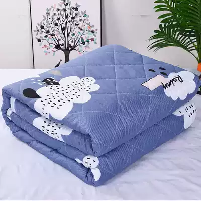 Water washing cotton summer quilt summer pure thin cotton quilt double spring and autumn student dormitory single summer cool quilt too air-conditioned quilt