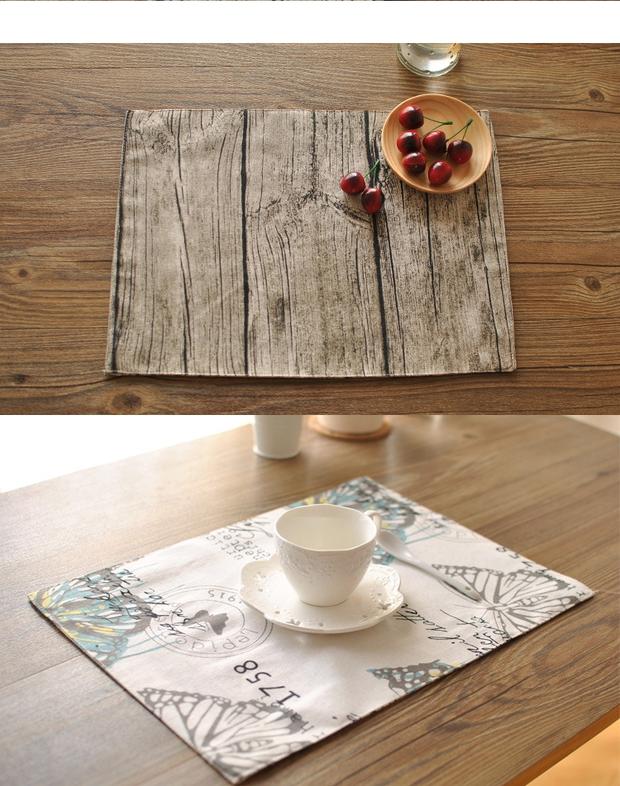 Kiểu Nhật trà bông placemat mat ẩm thực và vải lau tay gió bát khăn ăn bảng mat Thiền trà đạo Trung Quốc - Khăn trải bàn khăn trải bàn ăn đẹp