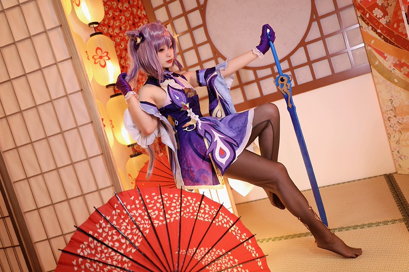 cosplay yun jin Gợi cảm Genshin Tác Động cos quần áo làm sẵn khắc Qing Yujie C quần áo full game anime cosplay phù hợp với miko yae cosplay