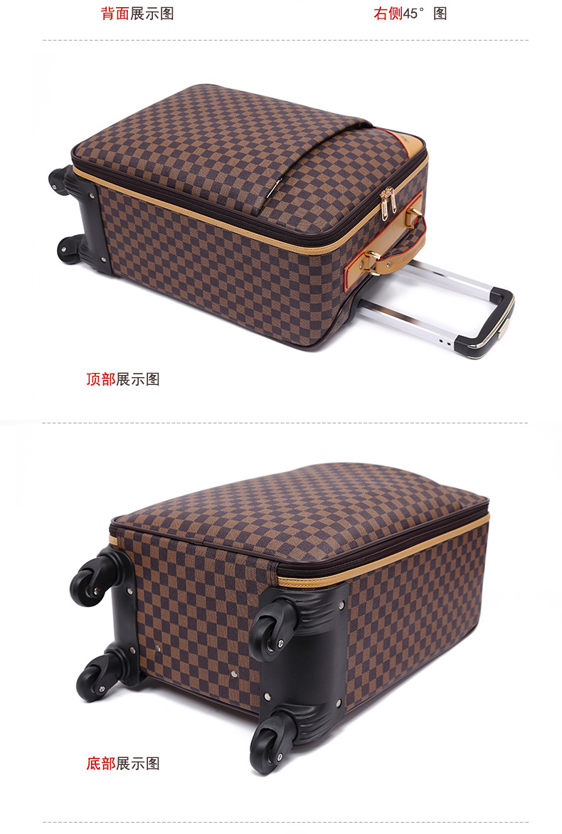 Bánh xe phổ thông túi khí nhỏ tiếp viên xe đẩy trường hợp nữ 16 inch nhẹ kéo nhỏ hộp nam 18 hộp hành lý du lịch - Va li vali cho bé