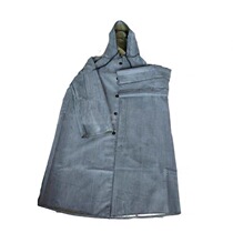 Lulong flood control with sleeve rubber acid and alkali resistant long raincoat motorcycle hiking bicycle riding raincoat set