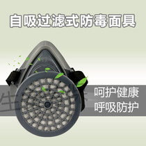 Shengyou SM281 single tank anti-formaldehyde spray paint activated carbon industrial chemical gas semi-mask