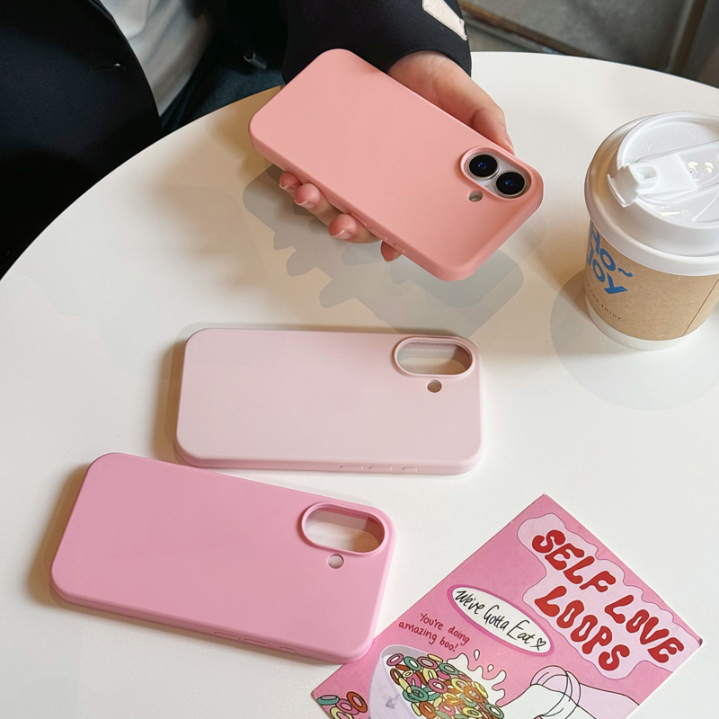 Pink Iphone16 Liquid Silicone Phone Case 17 Ultra-Thin 15Promax Simple 14Por Gray Pink 13 Suitable for Apple 12 Pure Color 11 Anti-Fall Xr Anti-Slip XS Dirt-Resistant 78Plus Soft Se3 Pink Iphone16 Liquid Silicone Phone Case 17 Ultra-Thin 15Promax Simple 14Por Gray Pink 13 Suitable for Apple 12 Pure Color 11 Anti-Fall Xr Anti-Slip XS Dirt-Resistant 78Plus Soft Se3