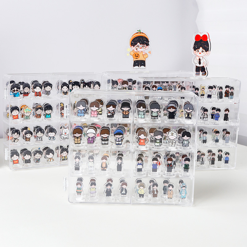 Mini Standee Storage Box for Fans, Mini Standee Display Box, Era Youth Hundred-Standee Organizer Rack