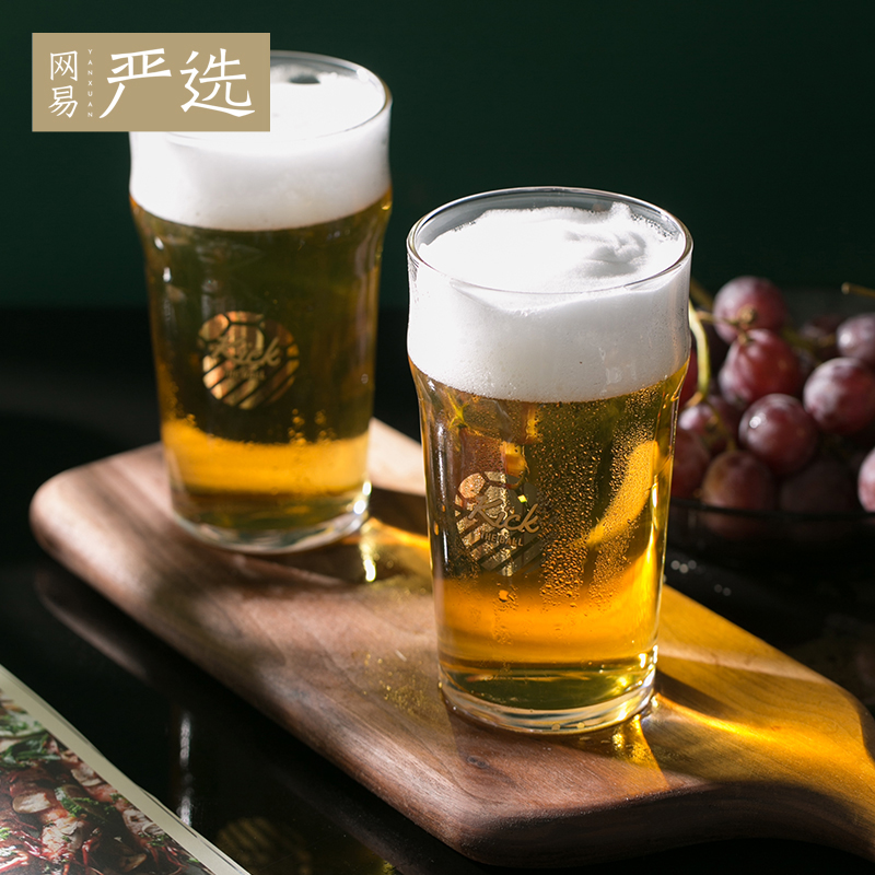 网易严选 发泡技术啤酒杯 570ml*4只 天猫优惠券折后￥49包邮（￥109-60）