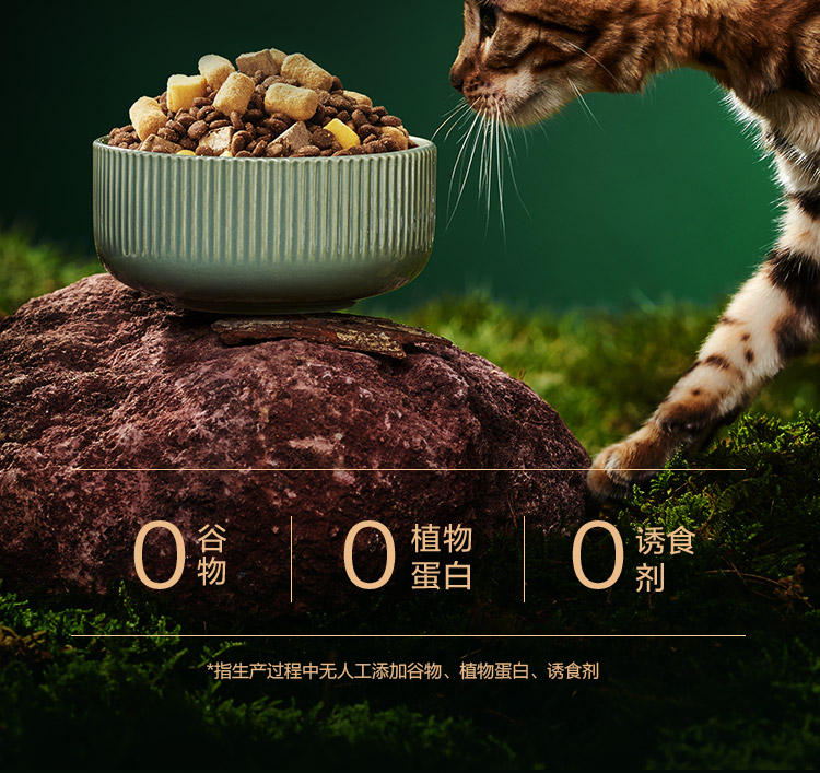 网易天成全价冻干生骨肉三拼猫粮成猫幼猫全价冻干猫粮