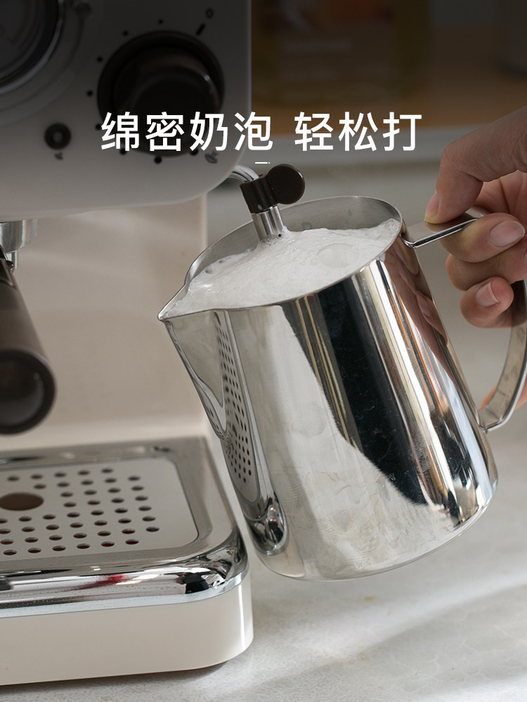 Netease Carefully Selects Italian-Style Coffee Machines for Home Use, Small, Fully Semi-Automatic, Espresso, Retro, Milk Frothing, Steam Extraction